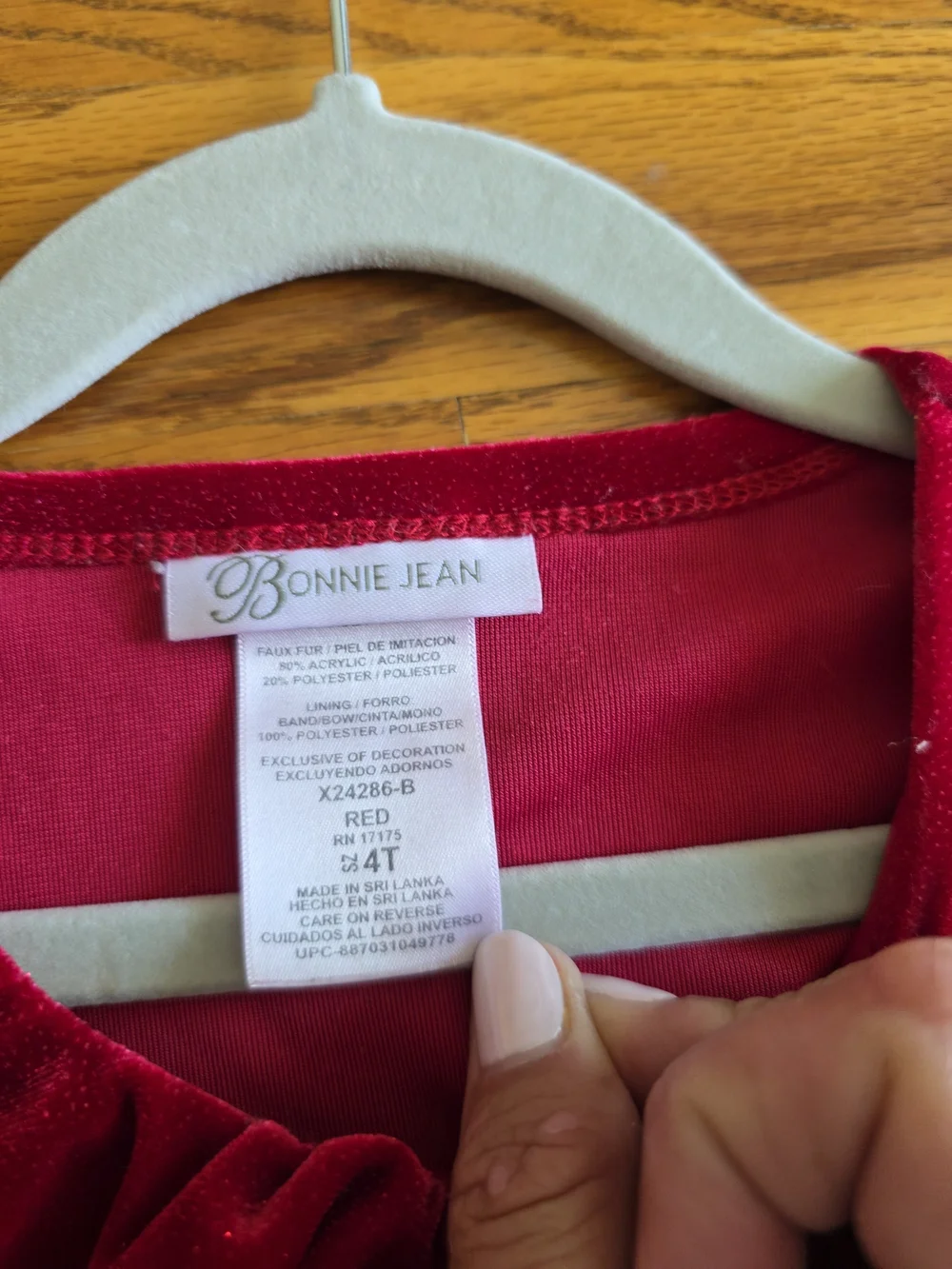 Bonnie Jean festive red
